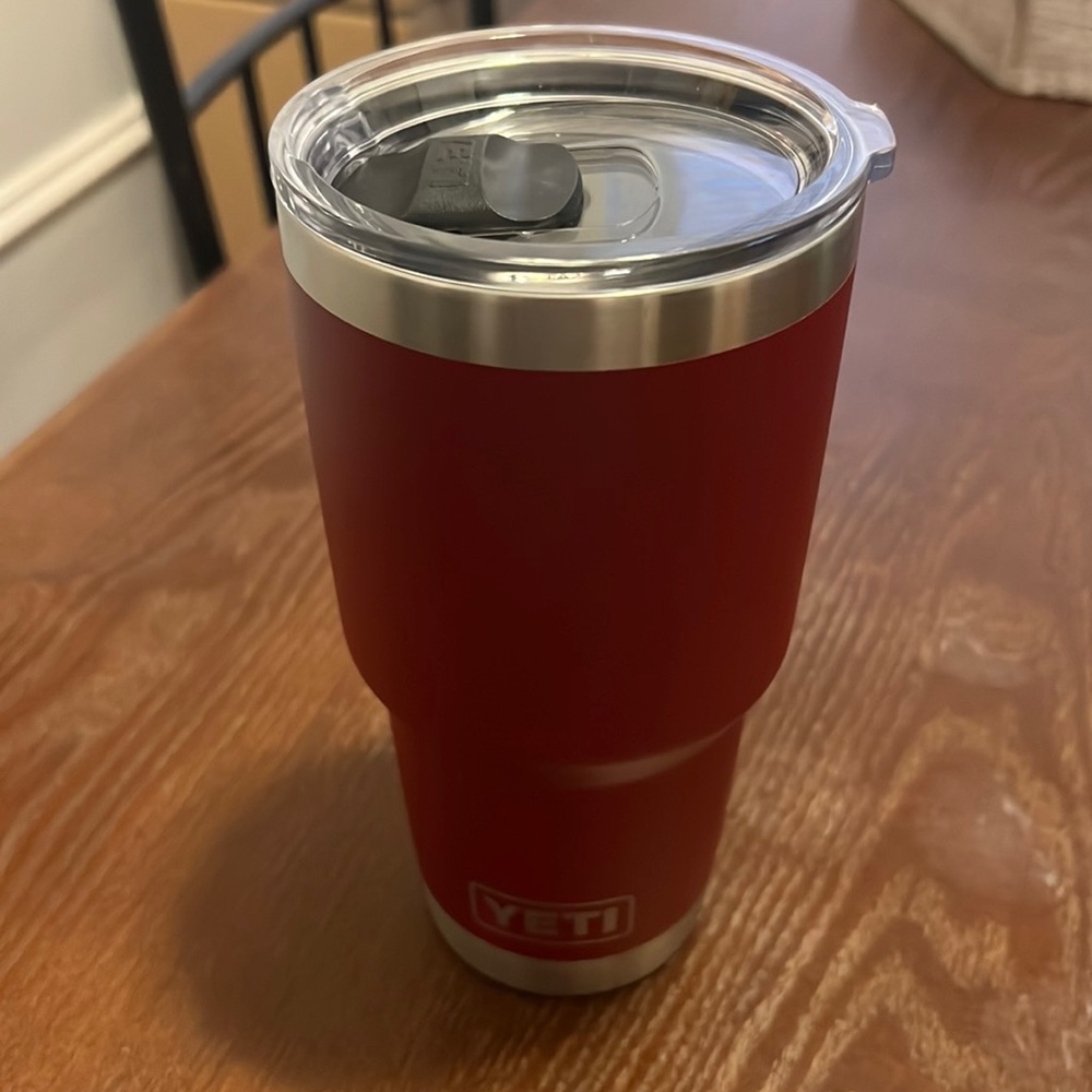 Limited edition Harvest Red Yeti tumbler